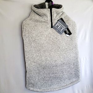 POLARTEC Fleece With Sherpa Lining Pet Coat - Large